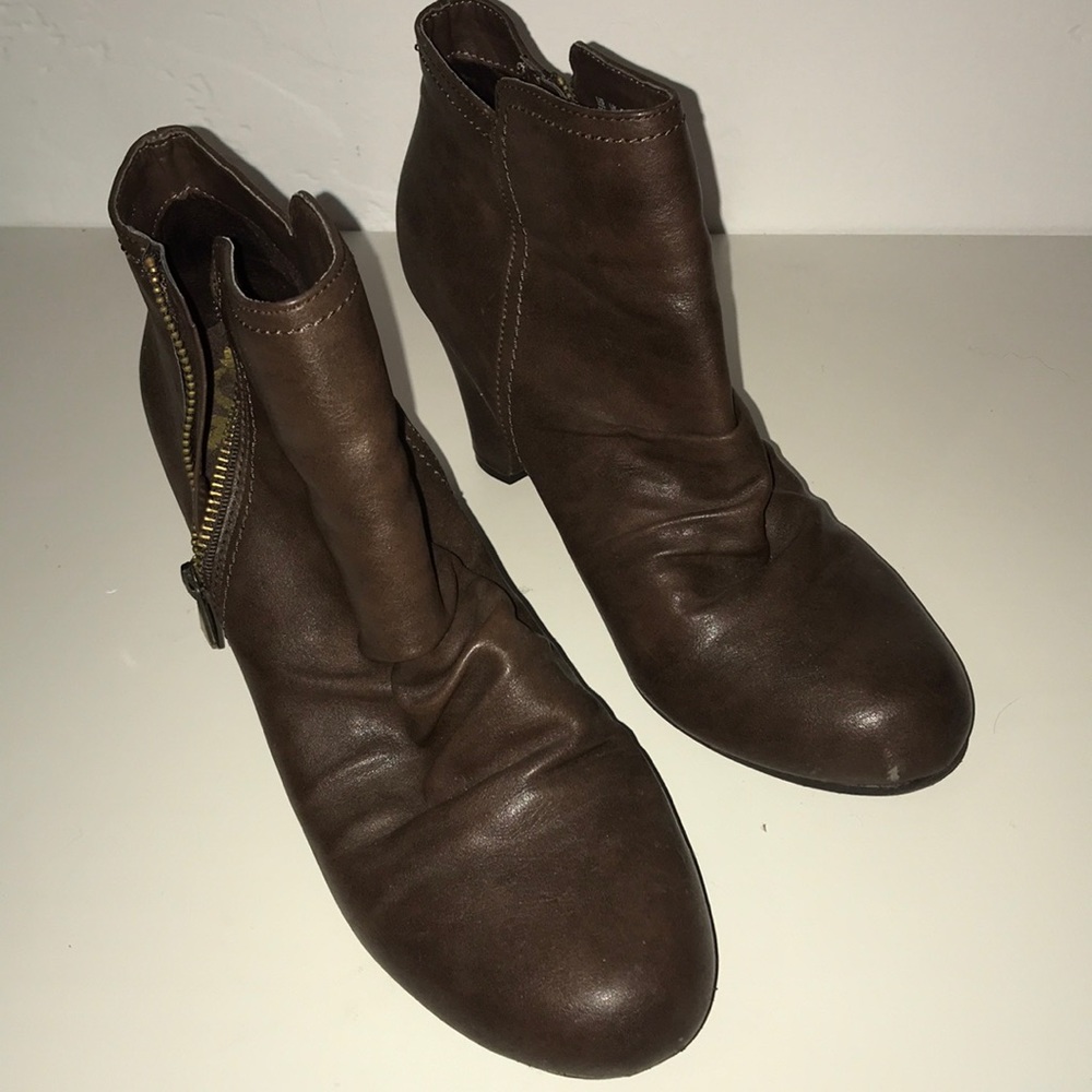 Fergalicious Dark Brown Morgin Booties
